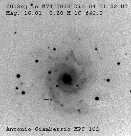 SN 2013ej in M74